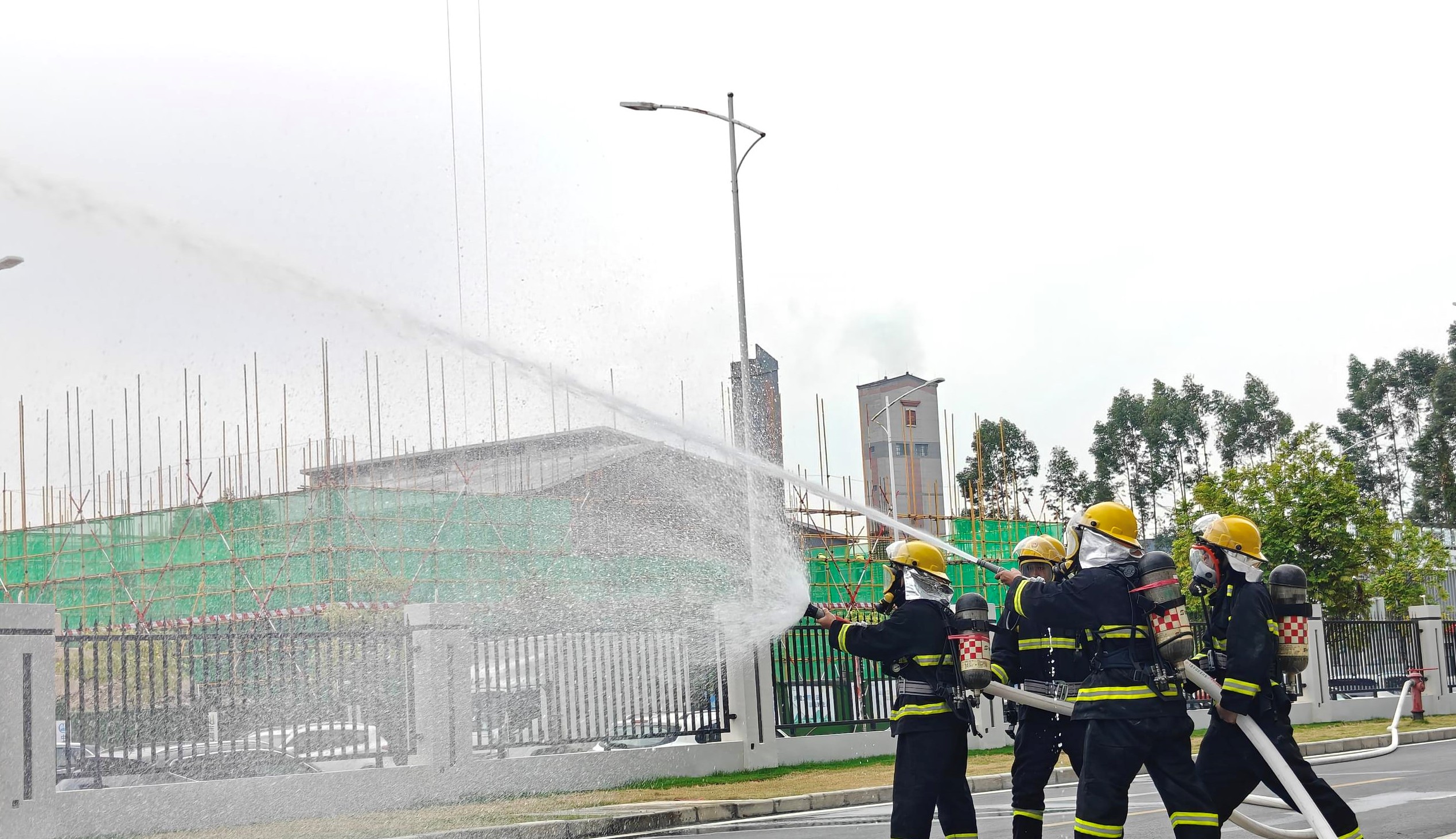 筑牢防火墙！！！拉斯维加斯9888科技开展联合消防演习